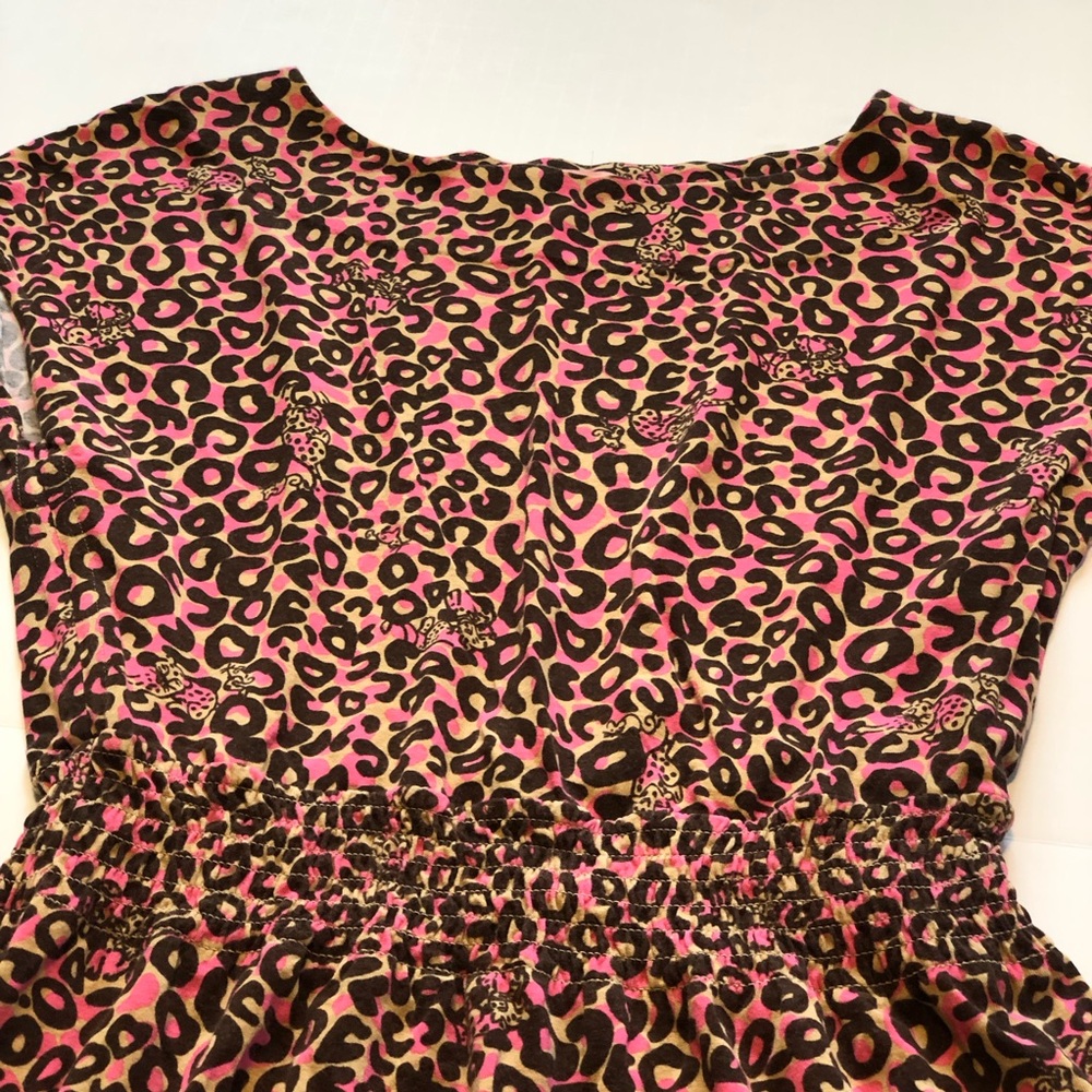 Lilly Pulitzer Sadie PB Camel Thrill of the Chaise Leopard Print Dress Size S - Picture 5 of 11